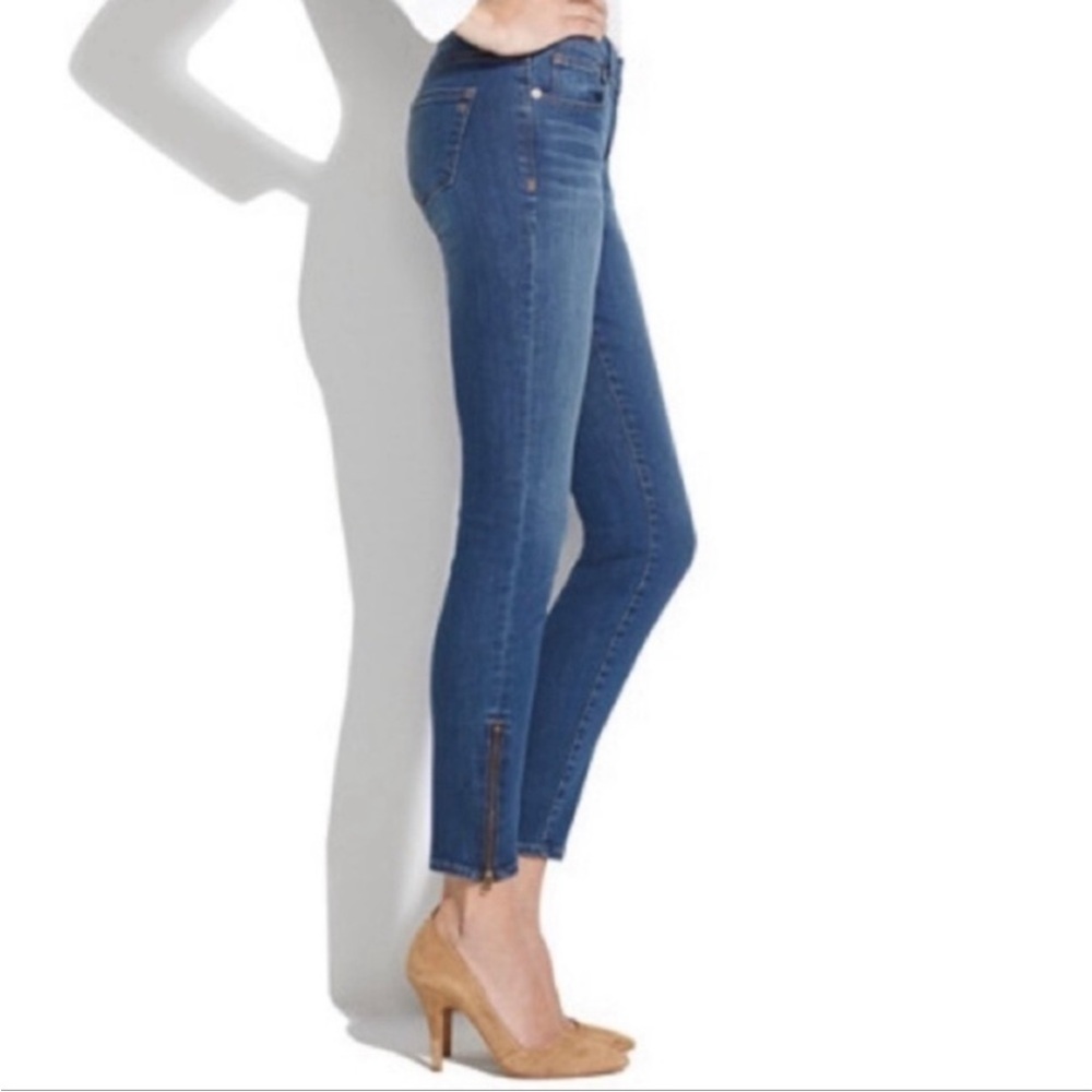 Madewell Skinny Roadtripper Jeans with Ankle Zips